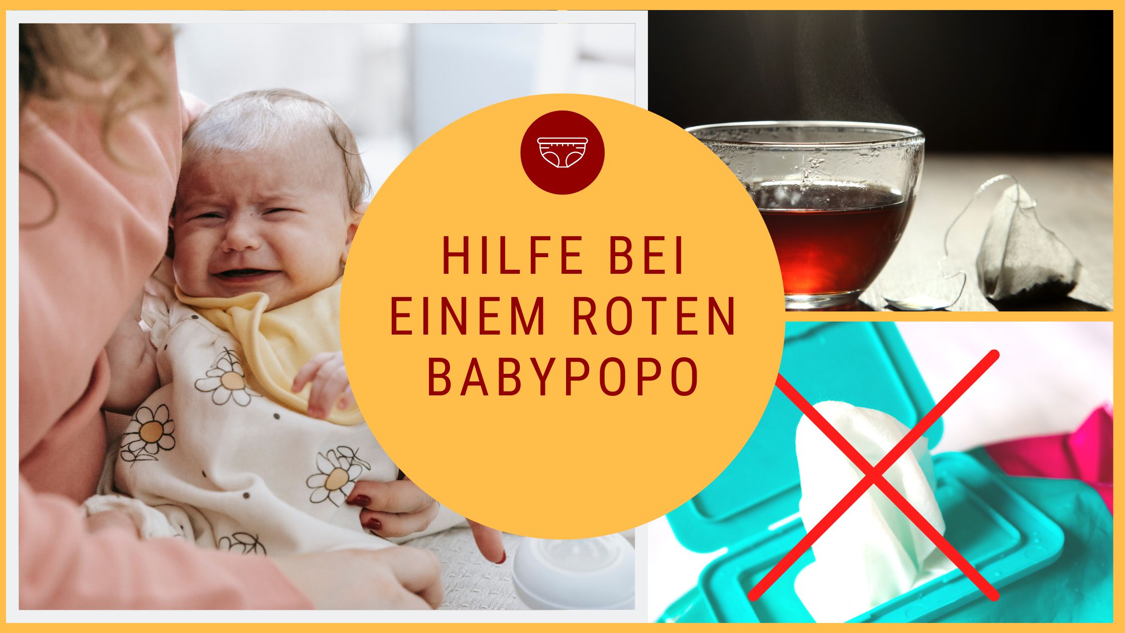 Babypopo ist rot - was tun?