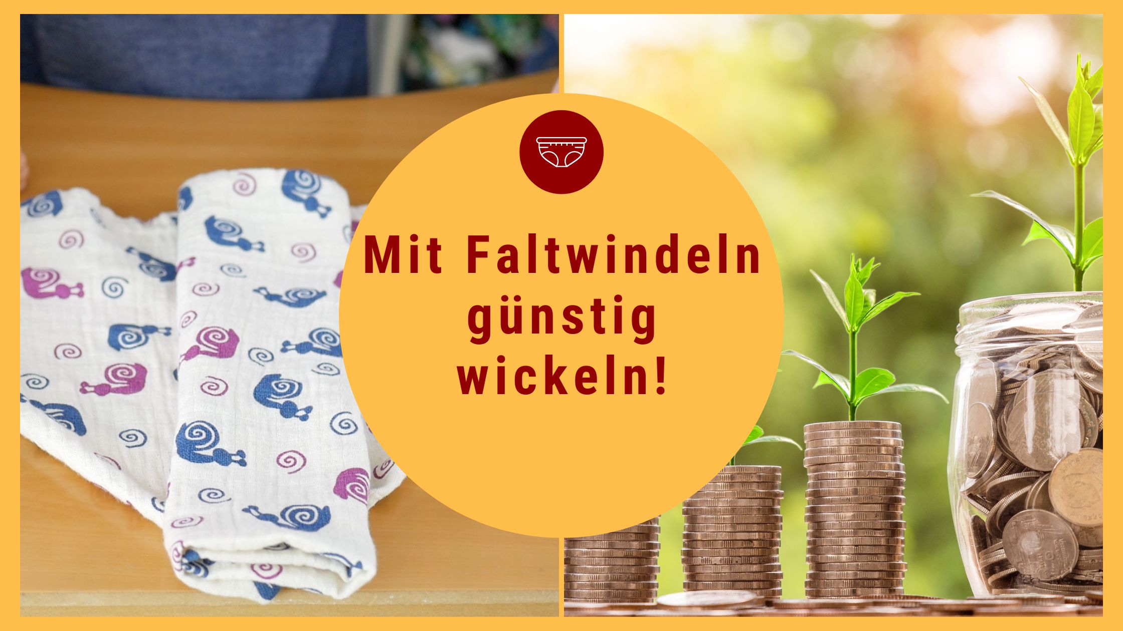 Faltwindel - günstig mit Stoffwindeln wickeln