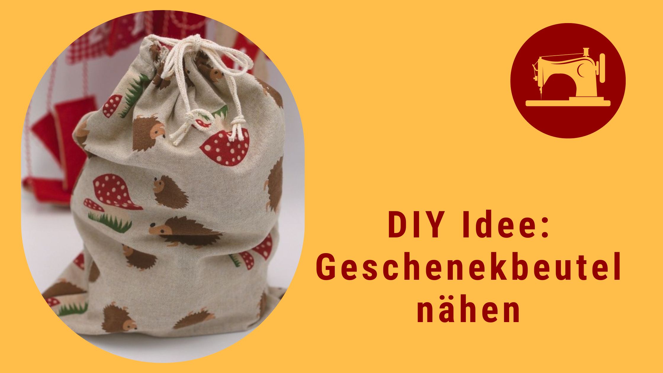 Schluß mit dem Geschenkpapier – ab jetzt werden Geschenkbeutel genäht!