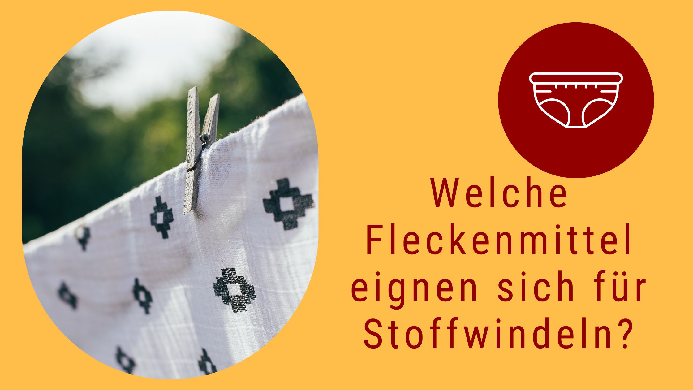 Stoffwindeln und Flecken